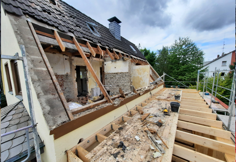 Holzrahmenbau - Firstetage