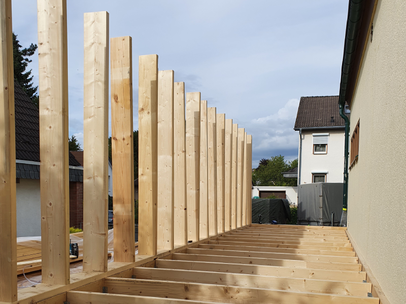 Holzrahmenbau - Firstetage